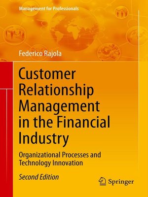 cover image of Customer Relationship Management in the Financial Industry